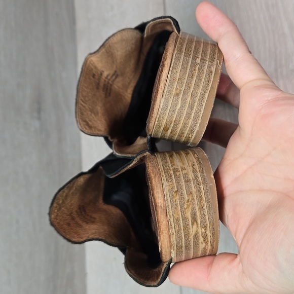 Free People Women At ease Leather Mule Slide shoes sz 40/9 - Picture 8 of 16